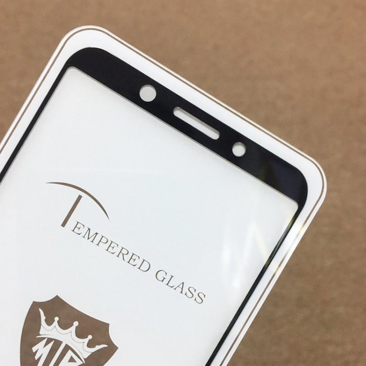 25 PCS MIETUBL Full Screen Full Glue Anti-fingerprint Tempered Glass Film for OPPO A83(Black)