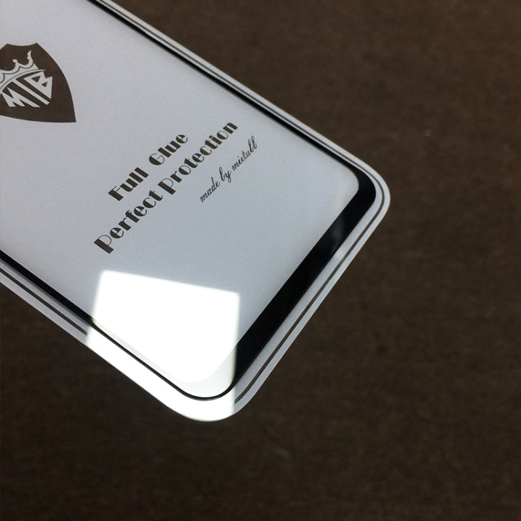 MIETUBL Full Screen Full Glue Anti-fingerprint Tempered Glass Film for Vivo X21 (Black)