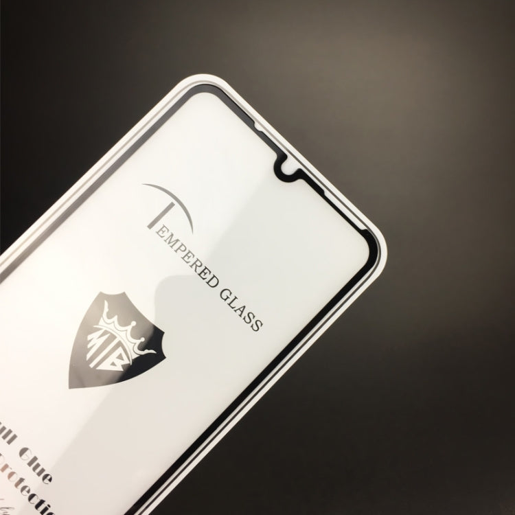 25 PCS MIETUBL Full Screen Full Glue Anti-fingerprint Tempered Glass Film for  Vivo X23 (Black)