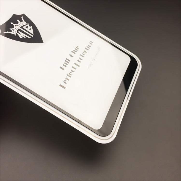 MIETUBL Full Screen Full Glue Anti-fingerprint Tempered Glass Film for Vivo Y81 (Black)