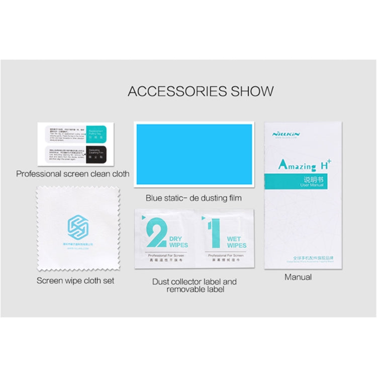 NILLKIN for  Xiaomi Mi Note 3 0.2mm 9H Surface Hardness H+Pro Front + Back Explosion-proof Tempered Glass Film (Transparent)