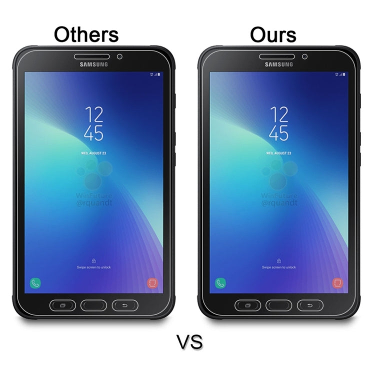 75 PCS for Galaxy Tab Active2 8.0 LTE / T395 0.3mm 9H Surface Hardness Tempered Glass Film