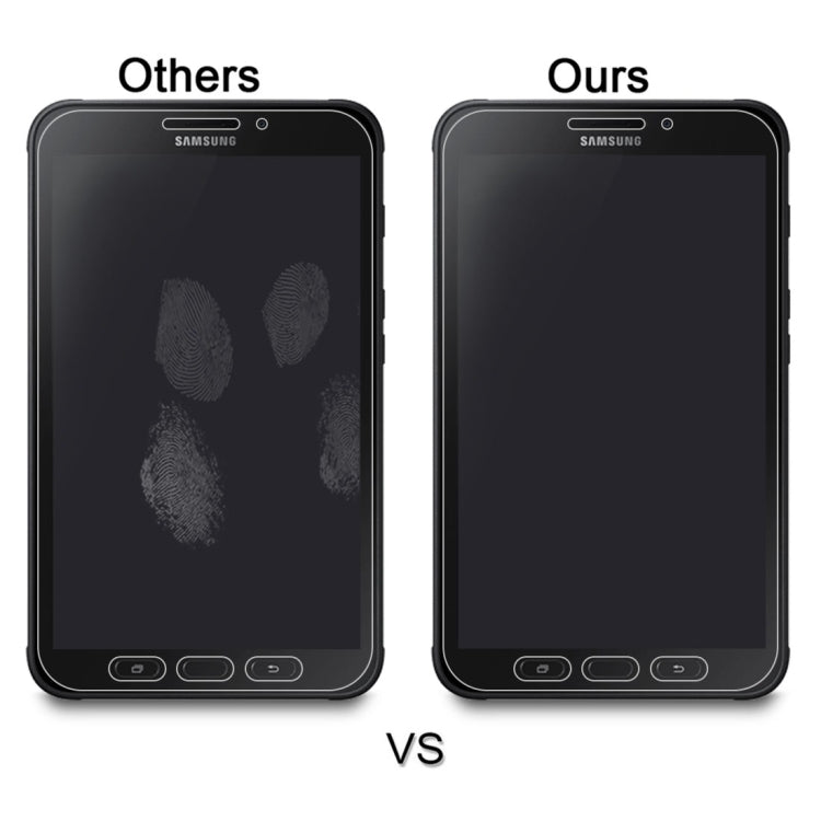 75 PCS for Galaxy Tab Active2 8.0 LTE / T395 0.3mm 9H Surface Hardness Tempered Glass Film