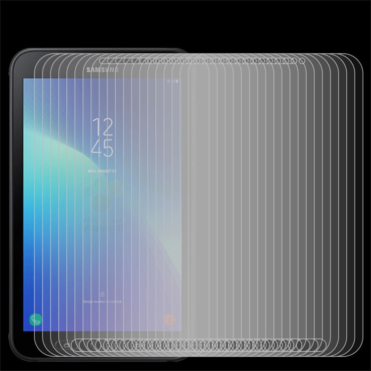 75 PCS for Galaxy Tab Active2 8.0 LTE / T395 0.3mm 9H Surface Hardness Tempered Glass Film