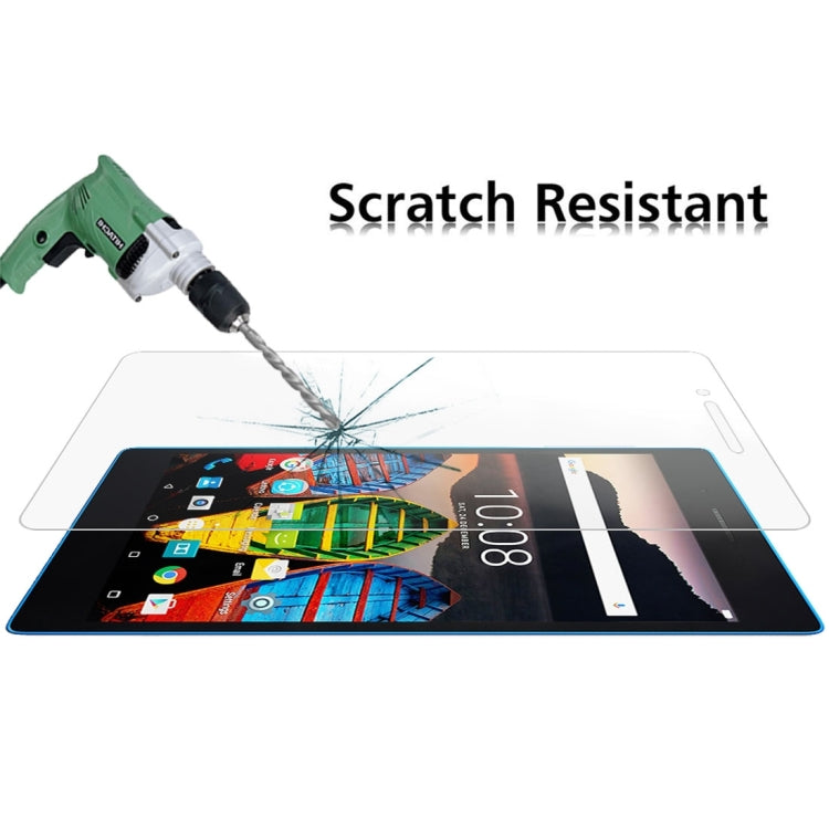 100 PCS for Lenovo Tab3 730M 0.3mm 9H Surface Hardness Tempered Glass Screen Protector