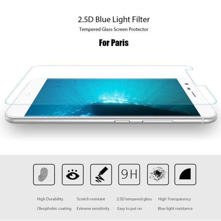 Ulefone Paris (S-MPH-1085)  Anti-blue Light 9H Surface Hardness Tempered Glass Screen Film