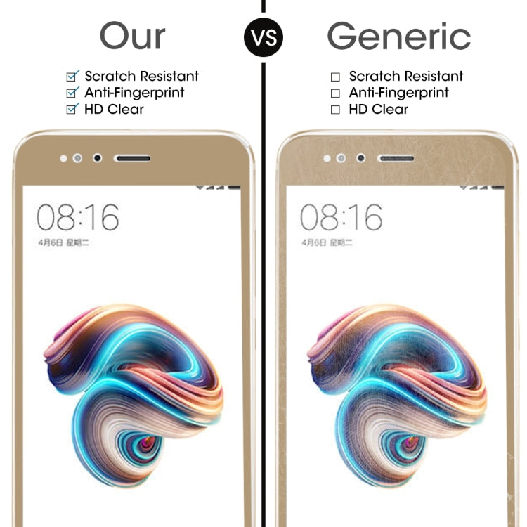 For Xiaomi Mi 5X / A1 0.26mm 9H Hardness 2.5D Explosion-proof Full Screen Tempered Glass Screen Film