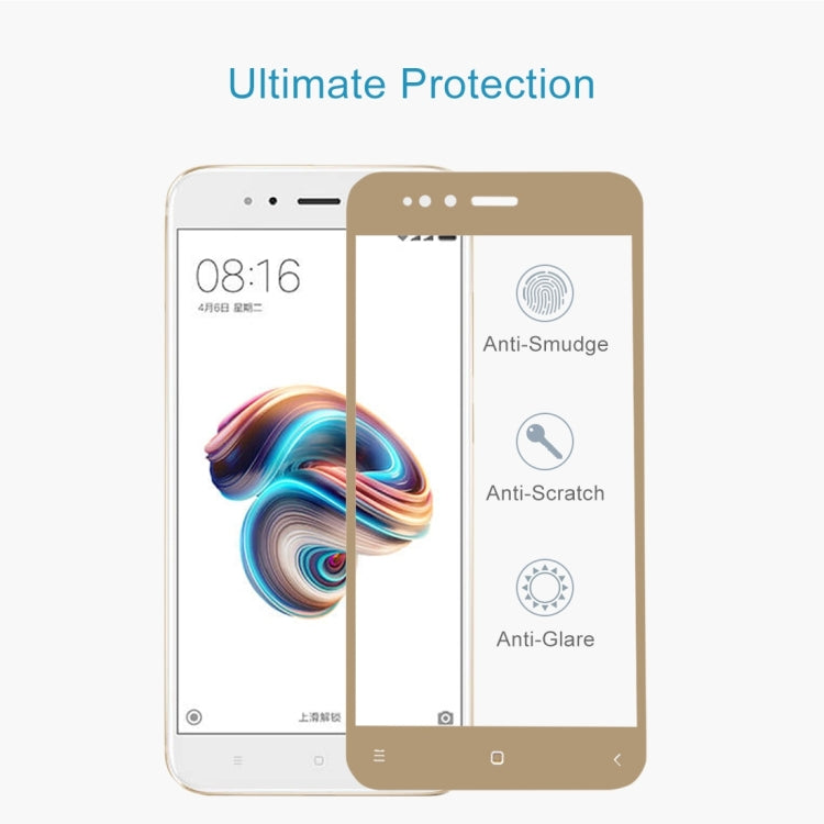 For Xiaomi Mi 5X / A1 0.26mm 9H Hardness 2.5D Explosion-proof Full Screen Tempered Glass Screen Film