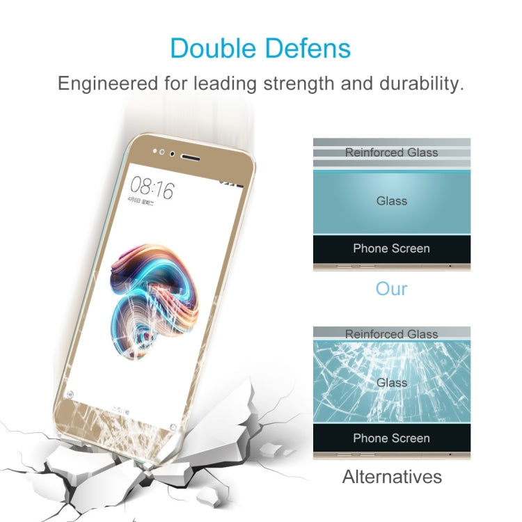 For Xiaomi Mi 5X / A1 0.26mm 9H Hardness 2.5D Explosion-proof Full Screen Tempered Glass Screen Film