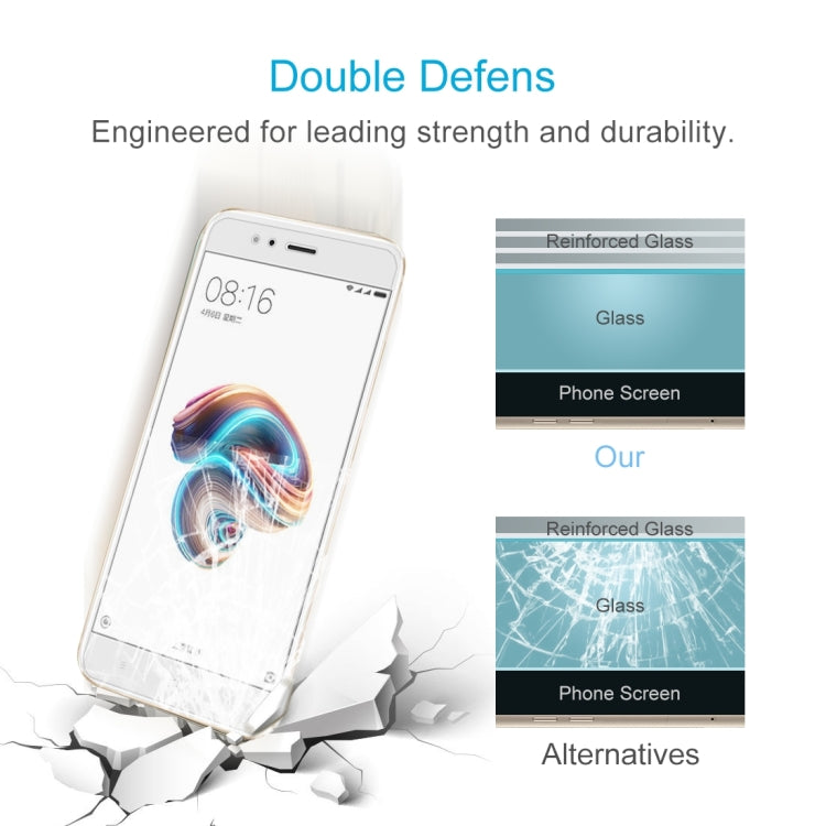 For Xiaomi Mi 5X / A1 0.26mm 9H Surface Hardness 2.5D Explosion-proof Full Screen Tempered Glass Screen Film