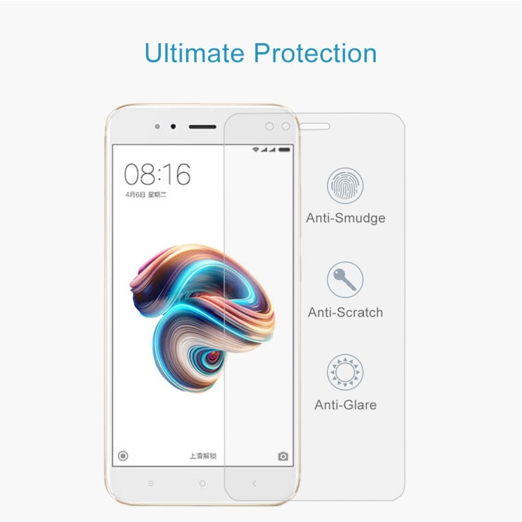 2 PCS for Xiaomi Mi 5X / A1  0.26mm 9H Surface Hardness 2.5D Explosion-proof Full Screen Tempered Glass Screen Film
