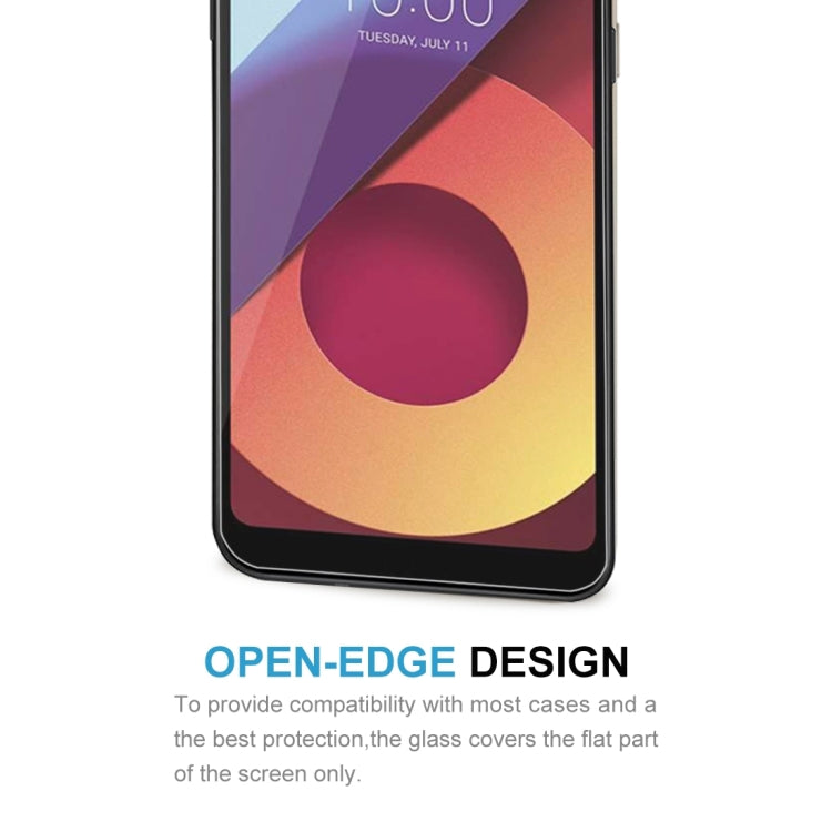 100 PCS for LG Q6 0.26mm 9H Surface Hardness Explosion-proof Full Screen Tempered Glass Screen Film