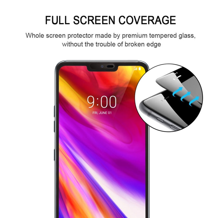 0.26mm 9H 2.5D Tempered Glass Film for LG G7 ThinQ(Black)