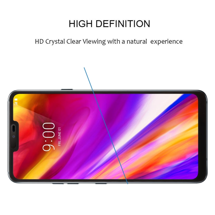 0.26mm 9H 2.5D Tempered Glass Film for LG G7 ThinQ(Black)