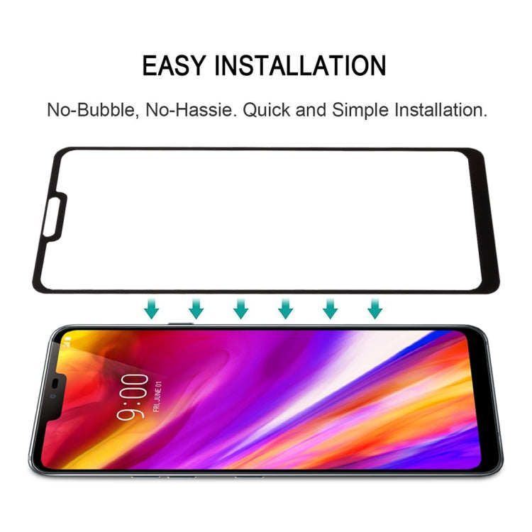 0.26mm 9H 2.5D Tempered Glass Film for LG G7 ThinQ(Black)