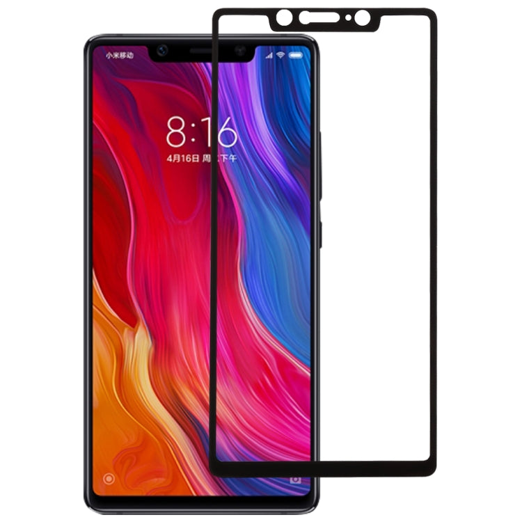 0.26mm 9H 2.5D Tempered Glass Film for Xiaomi Mi 8 SE(Black)