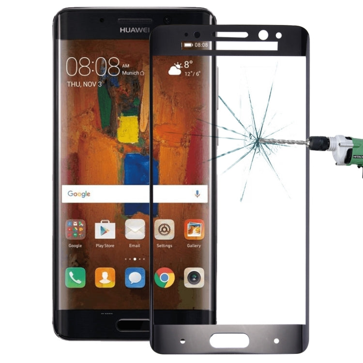 For Huawei  Mate 9 Pro Porsche Design 0.26mm 9H Surface Hardness Explosion-proof Silk-screen Tempered Glass Screen Film(Black)