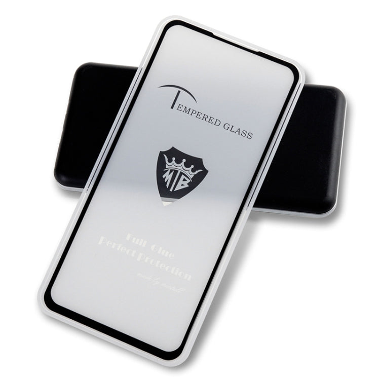 MIETUBL Full Screen Full Glue Anti-fingerprint Tempered Glass Film for Vivo V15 Pro (Black)