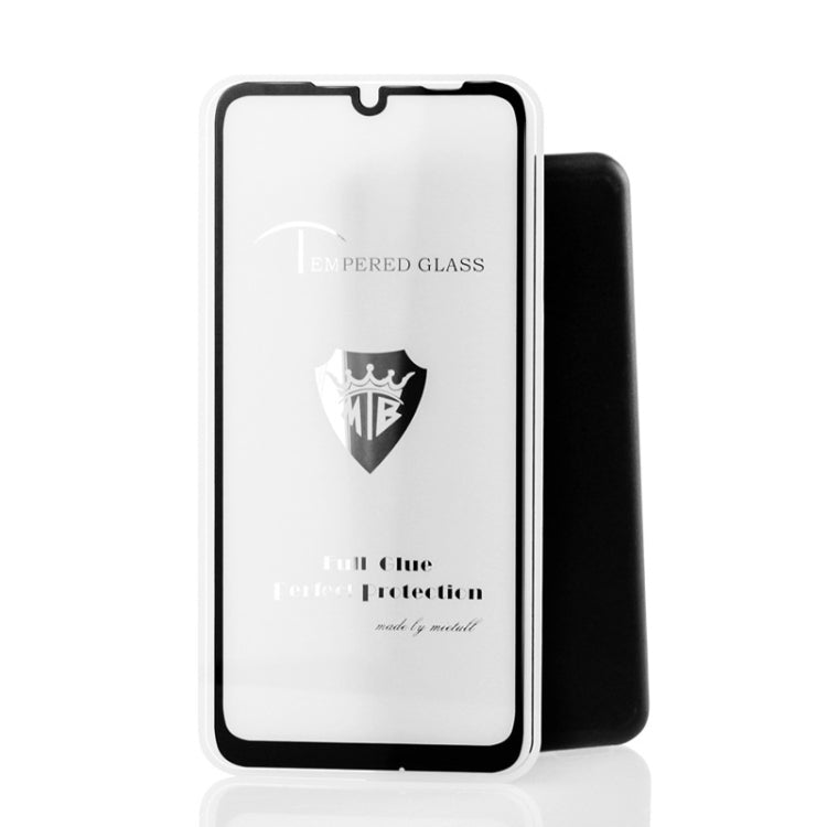 25 PCS MIETUBL Full Screen Full Glue Anti-fingerprint Tempered Glass Film for Xiaomi Redmi Y3 (Black)