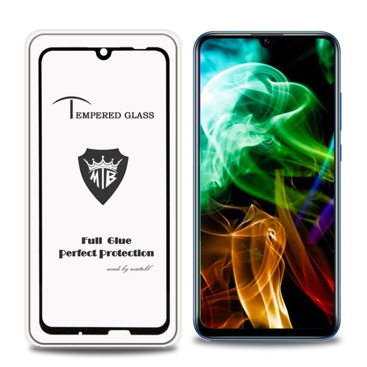 25 PCS MIETUBL Full Screen Full Glue Anti-fingerprint Tempered Glass Film for Huawei Honor 10i (Black)