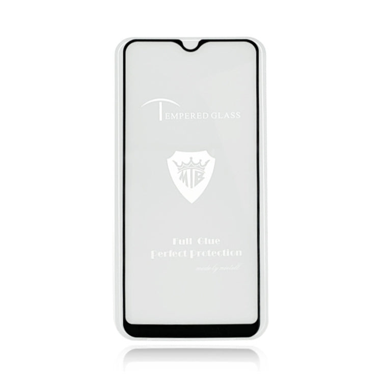 MIETUBL Full Screen Full Glue Anti-fingerprint Tempered Glass Film for Galaxy A20e (Black)
