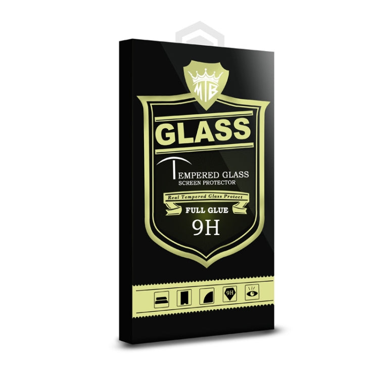 MIETUBL Full Screen Full Glue Anti-fingerprint Tempered Glass Film for Galaxy A20e (Black)