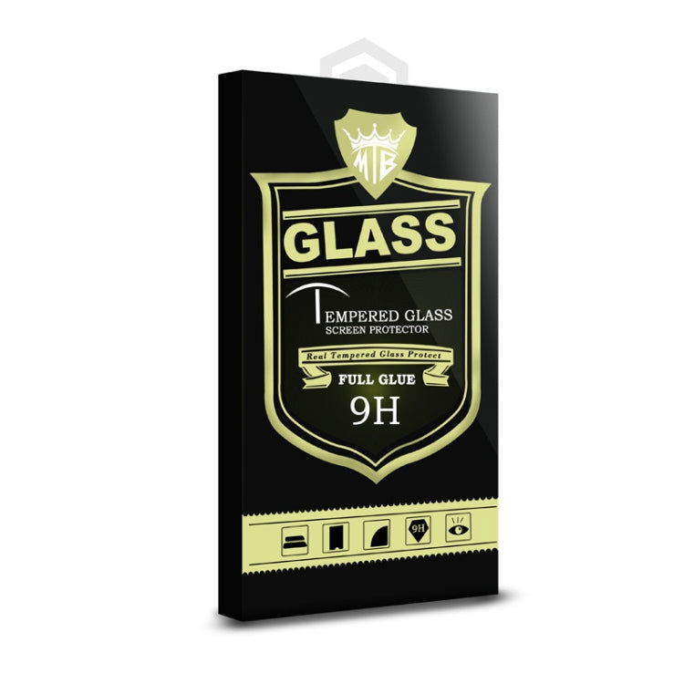 MIETUBL Full Screen Full Glue Anti-fingerprint Tempered Glass Film for Galaxy A60 & M40(Black)