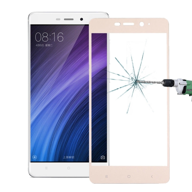 For Xiaomi  Redmi 4 Pro / Prime 0.26mm 9H Surface Hardness Explosion-proof Silk-screen Tempered Glass Full Screen Film