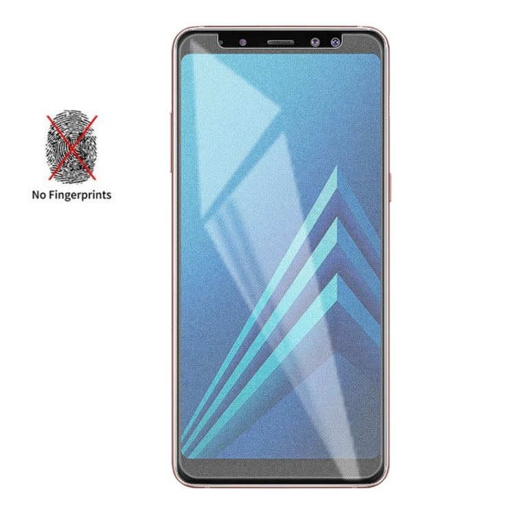 Non-Full Matte Frosted Tempered Glass Film for Galaxy A8+ (2018)