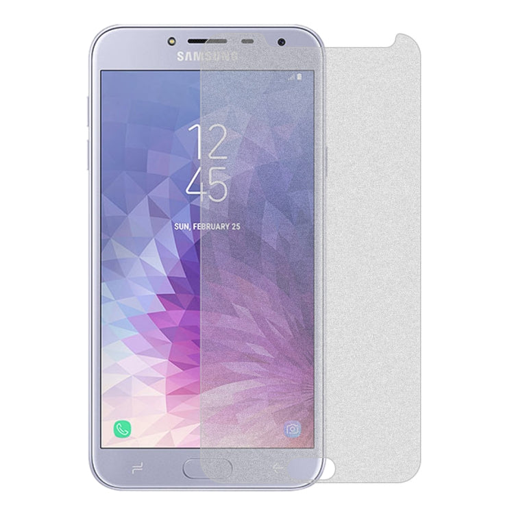 10 PCS Non-Full Matte Frosted Tempered Glass Film for Galaxy J4