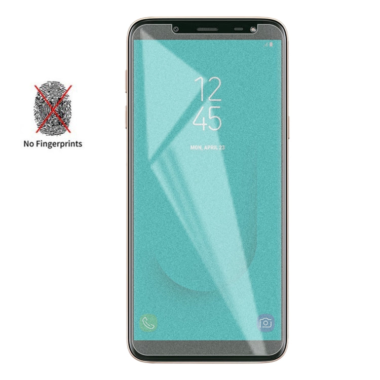 Non-Full Matte Frosted Tempered Glass Film for Galaxy J6