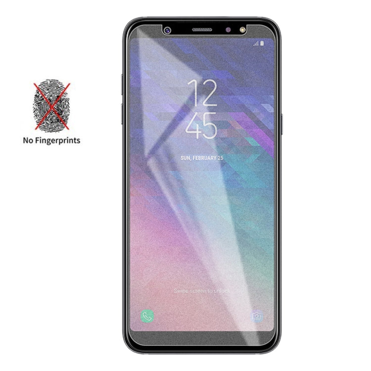 Non-Full Matte Frosted Tempered Glass Film for Galaxy A6+ (2018)