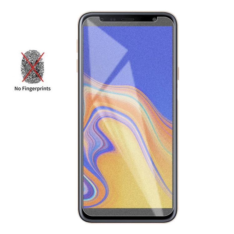 Non-Full Matte Frosted Tempered Glass Film for Galaxy J4+ / J6+