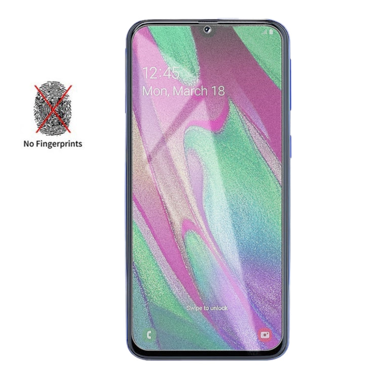 Non-Full Matte Frosted Tempered Glass Film for Galaxy A40