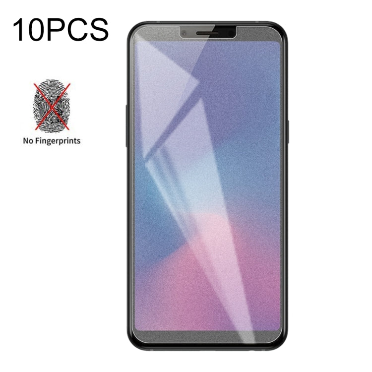 10 PCS Non-Full Matte Frosted Tempered Glass Film for Galaxy A6s