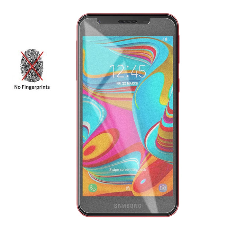 Non-Full Matte Frosted Tempered Glass Film for Galaxy A2 Core