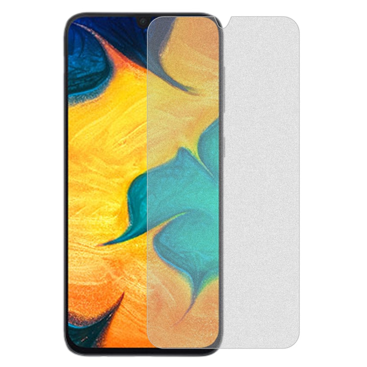 10 PCS Non-Full Matte Frosted Tempered Glass Film for Galaxy A30 / A50 / M30 / A20