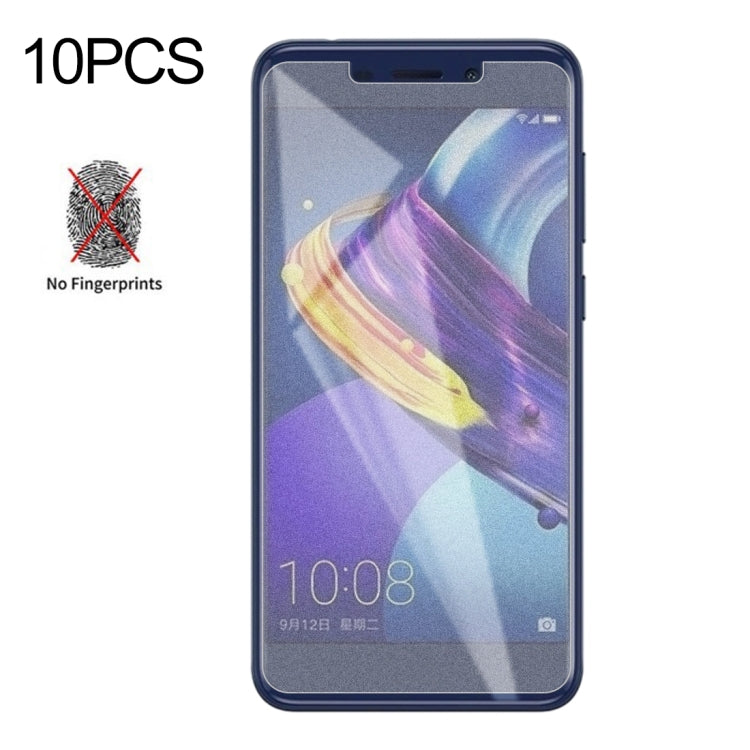 10 PCS Non-Full Matte Frosted Tempered Glass Film for Huawei Honor V9 Play
