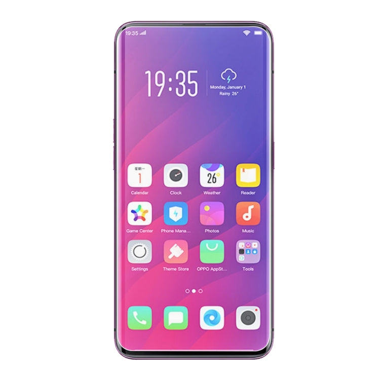 2 PCS 0.33mm 9H 2.5D Tempered Glass Film for OPPO Find X