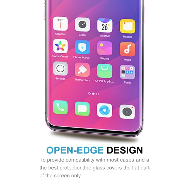 2 PCS 0.33mm 9H 2.5D Tempered Glass Film for OPPO Find X