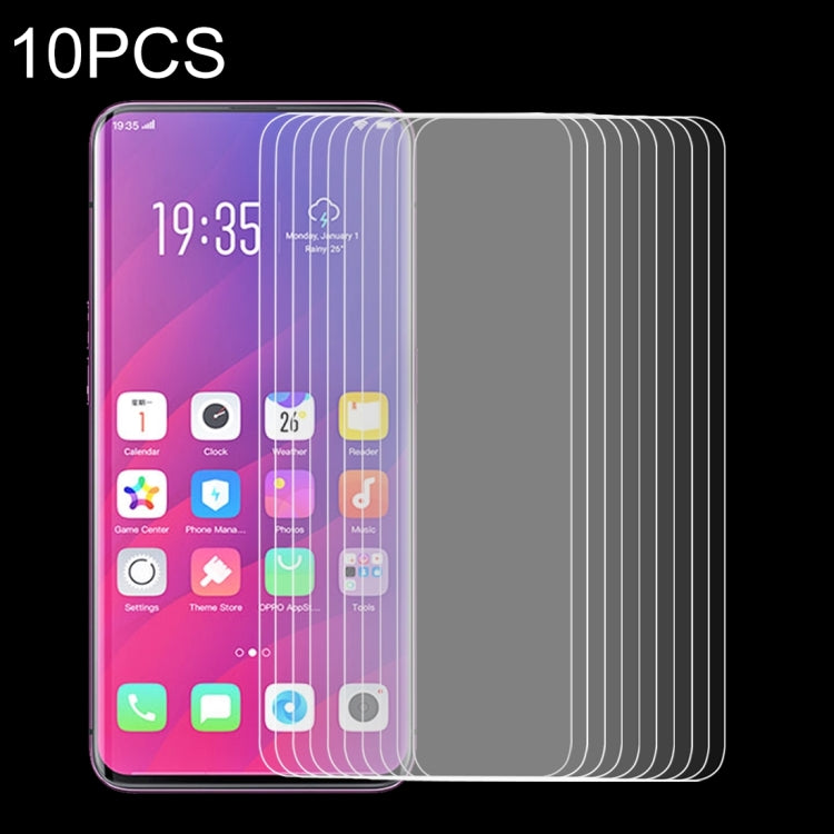 10 PCS 0.33mm 9H 2.5D Tempered Glass Film for OPPO Find X