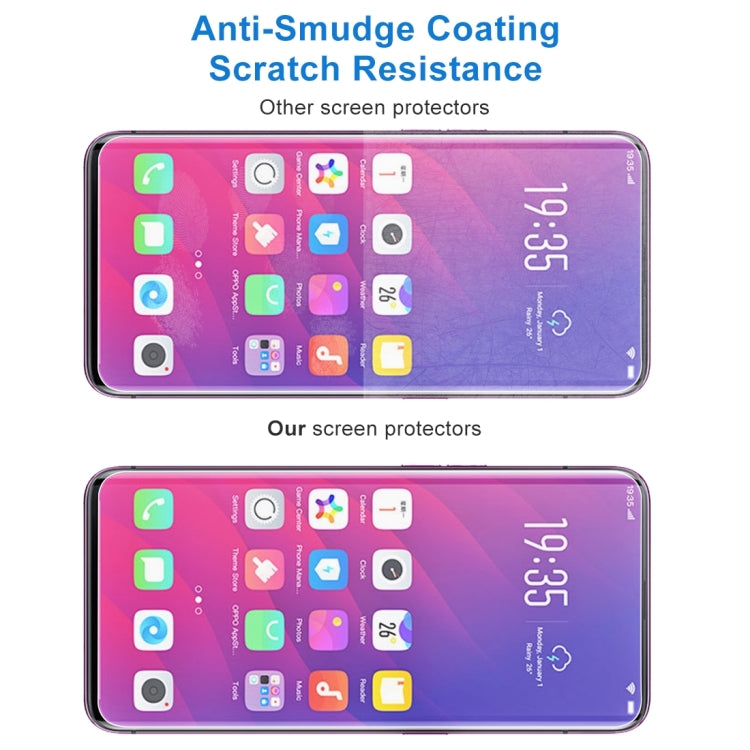 100 PCS 0.33mm 9H 2.5D Tempered Glass Film for OPPO Find X