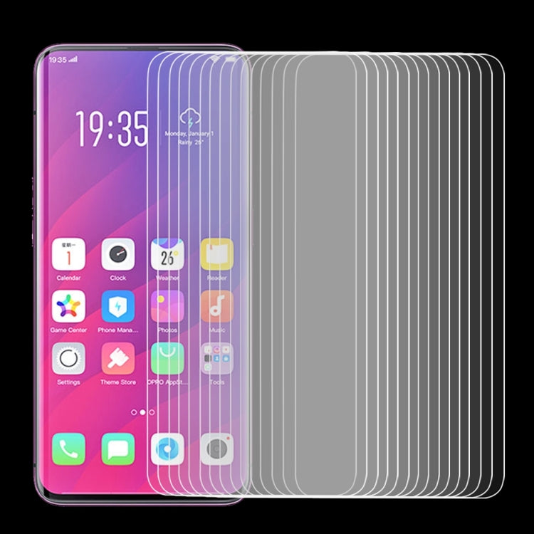 100 PCS 0.33mm 9H 2.5D Tempered Glass Film for OPPO Find X
