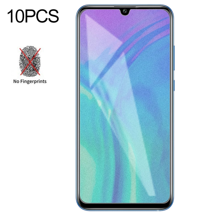 10 PCS Non-Full Matte Frosted Tempered Glass Film for Huawei Honor 20i