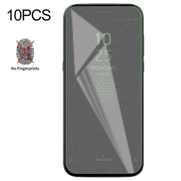 10 PCS Non-Full Matte Frosted Tempered Glass Film for Xiaomi Black Shark