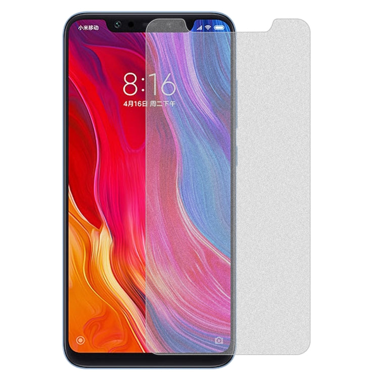 10 PCS Non-Full Matte Frosted Tempered Glass Film for Xiaomi Mi 8