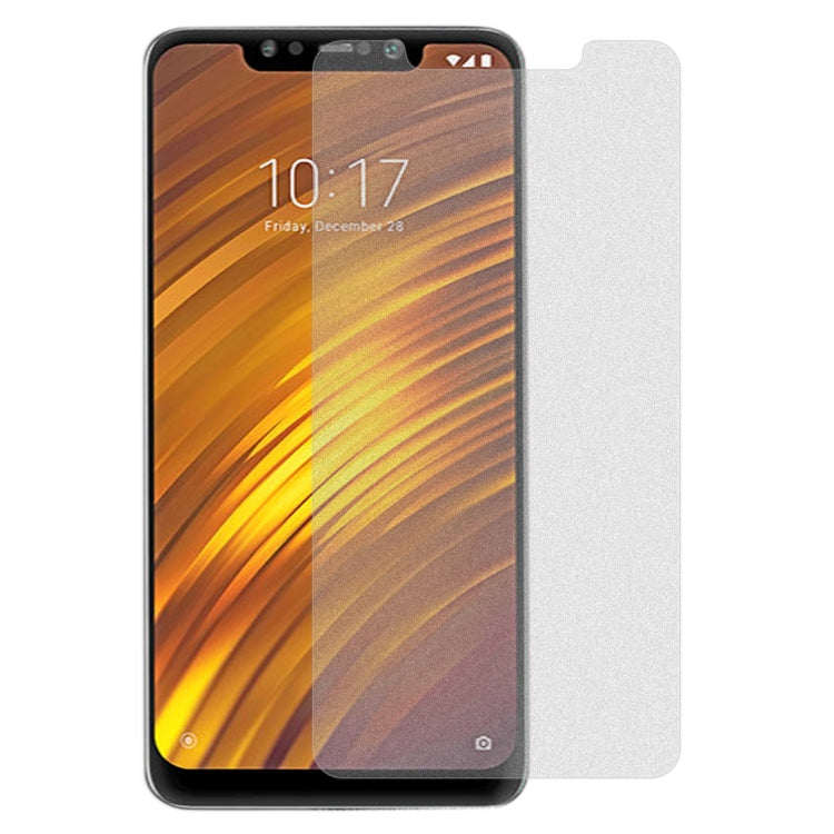 10 PCS Non-Full Matte Frosted Tempered Glass Film for Xiaomi Pocophone F1/Mi 8
