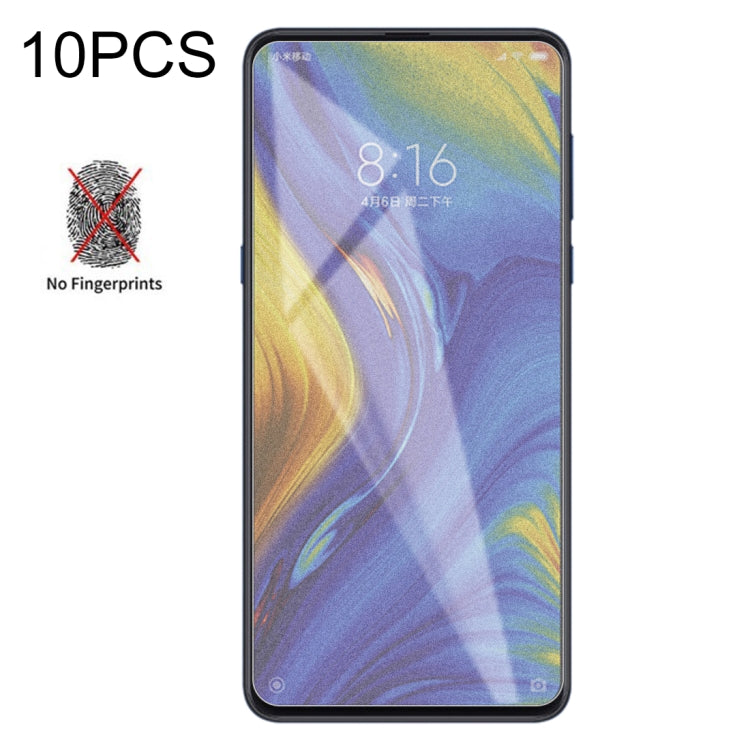 10 PCS Non-Full Matte Frosted Tempered Glass Film for Xiaomi Mi Mix 3