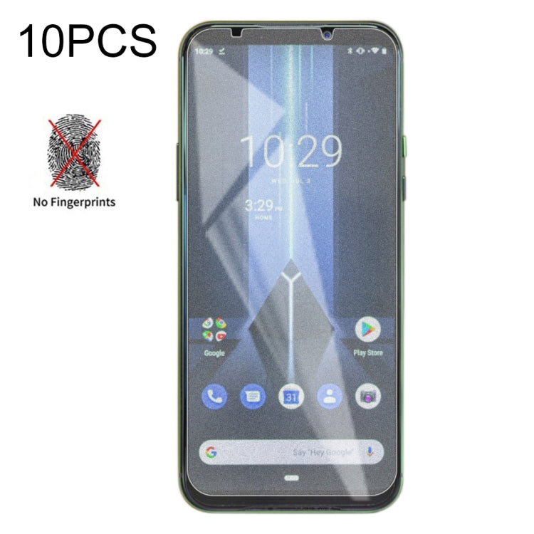 10 PCS Non-Full Matte Frosted Tempered Glass Film for Xiaomi Black Shark 2