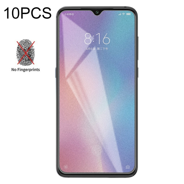 10 PCS Non-Full Matte Frosted Tempered Glass Film for Xiaomi Mi 9 Explorer